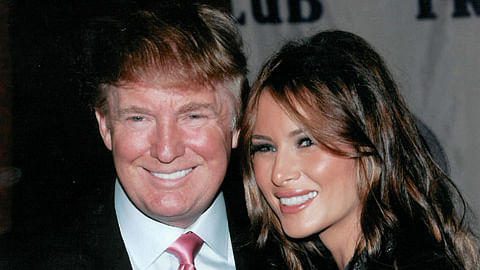 Donald Trump (L) and Melania Trump (R). (Photo Courtesy: <a href="http://www.melaniatrump.com/images/masonry/mylife10.jpg">melaniatrump.com</a>)