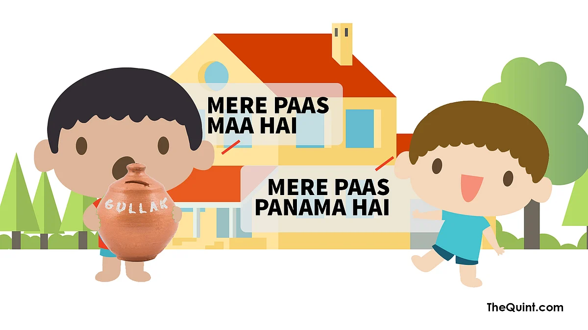 Vijay (left) and Raju (right) discussing serious financial crises.