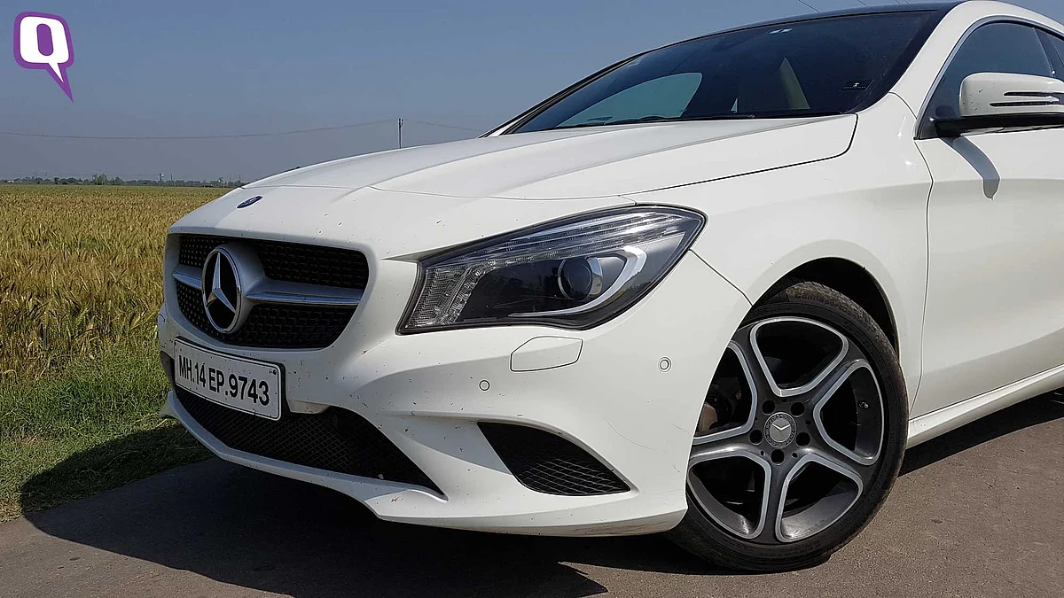 The 17-inch wheel design makes the Mercedes-Benz CLA200 look sporty. (Photo: <b>The Quint</b>)