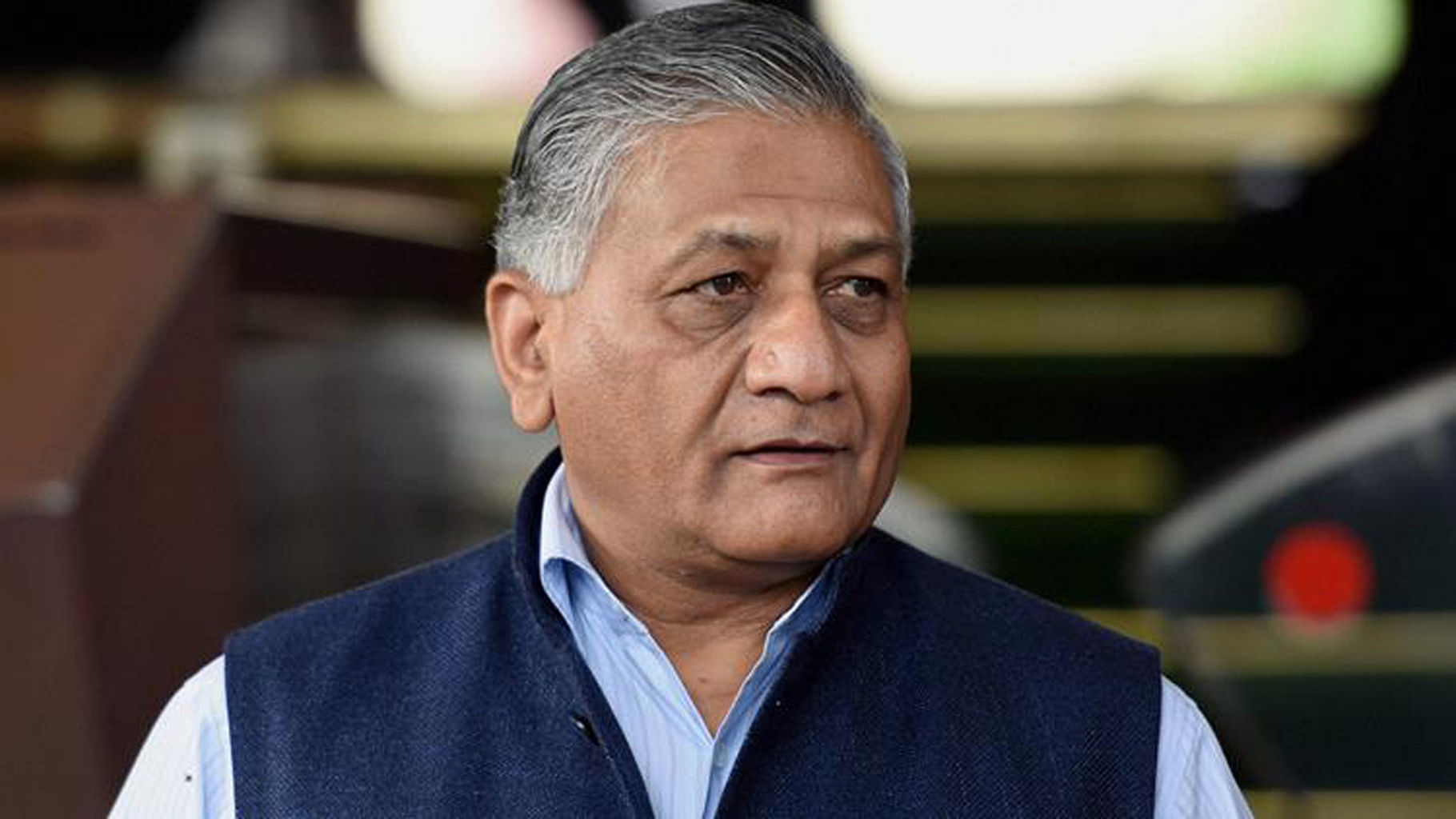 Minister of State for External Affairs VK Singh.&nbsp;