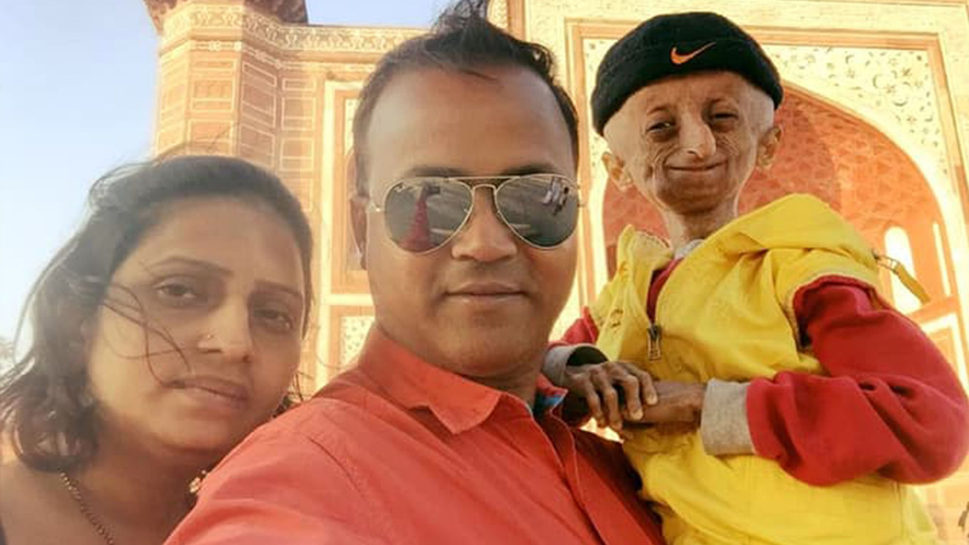 File photo of Nihal Bitla with his mom and dad in Mumbai (Photo courtesy: Facebook/ Team Nihal)