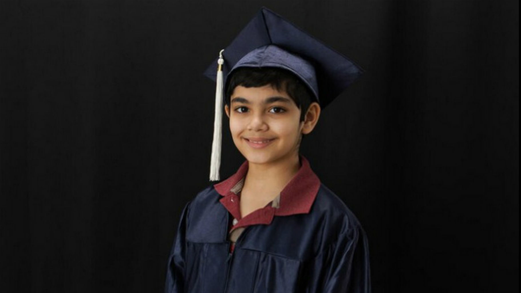 Tanishq Abraham, 12, graduated from American River University at the age of 11. (Photo: Bijou Abraham)