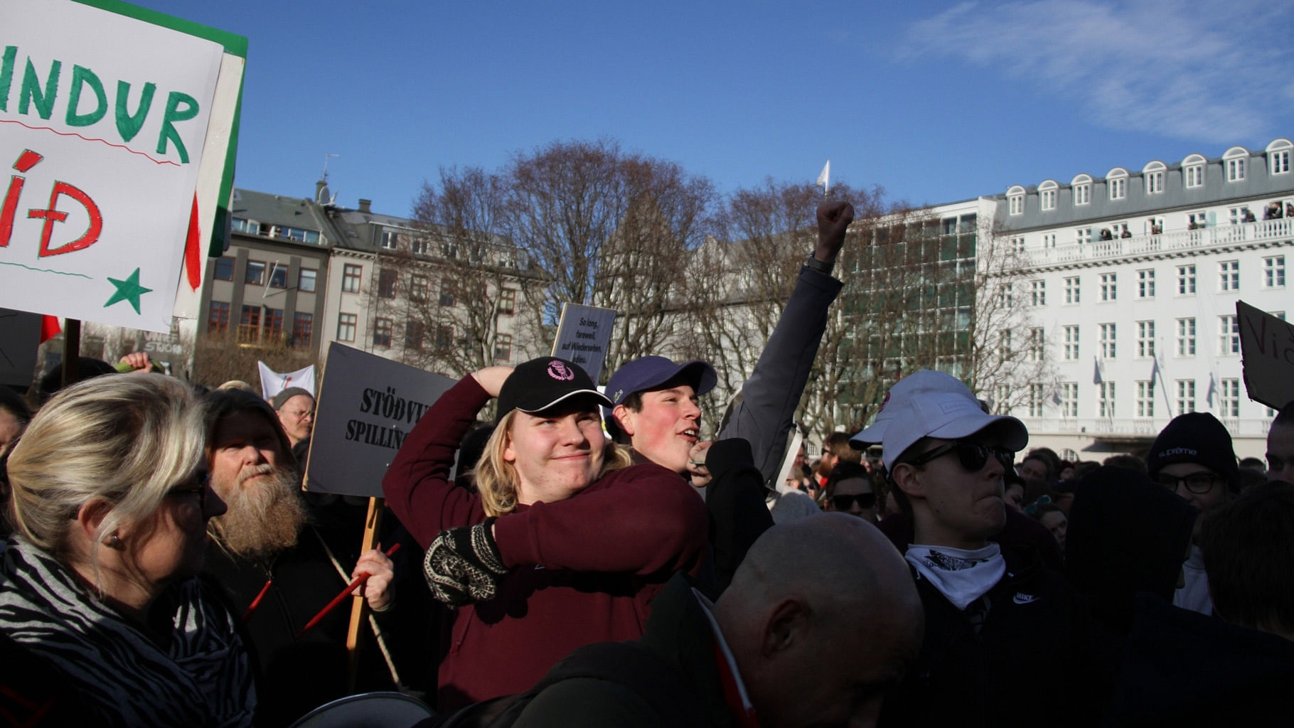 Thousands of Icelanders gathered in front of the parliament in April to express their anger against the government following the release of the so-called “Panama Papers”, showing politicians with ties to offshore companies. (Photo: IANS)&nbsp;