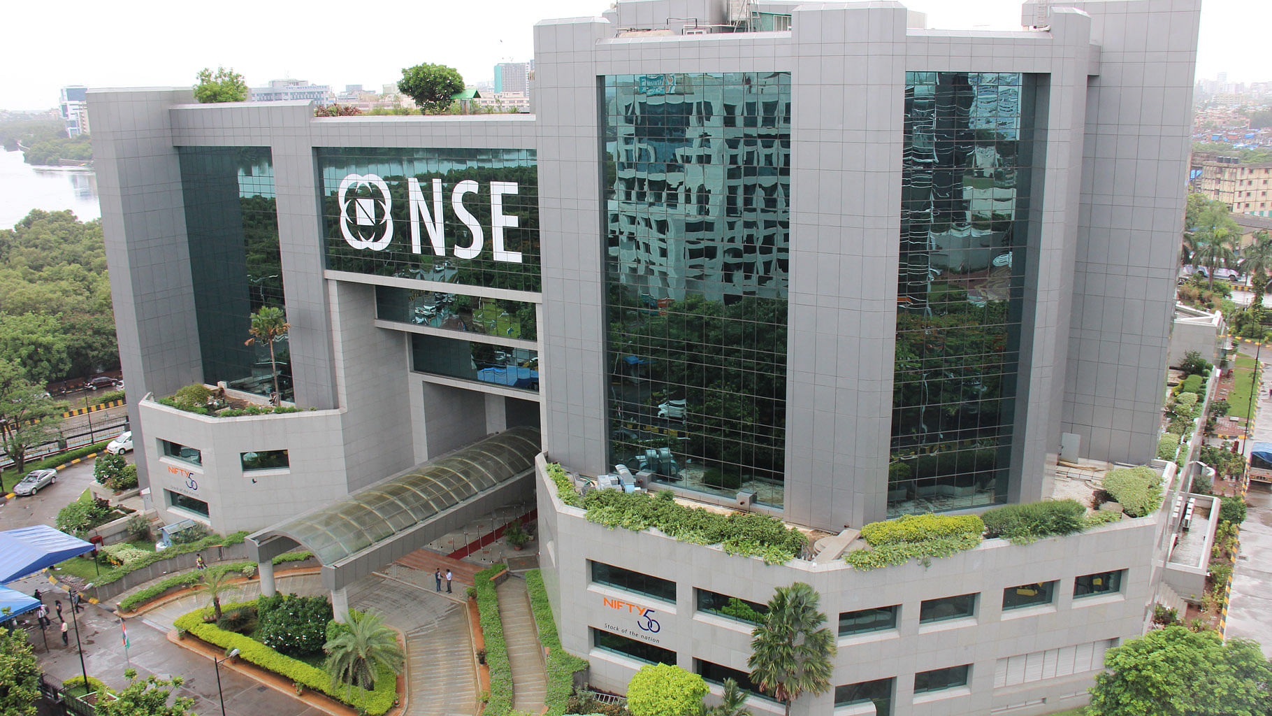 File photo of National Stock Exchange. (Photo: IANS)