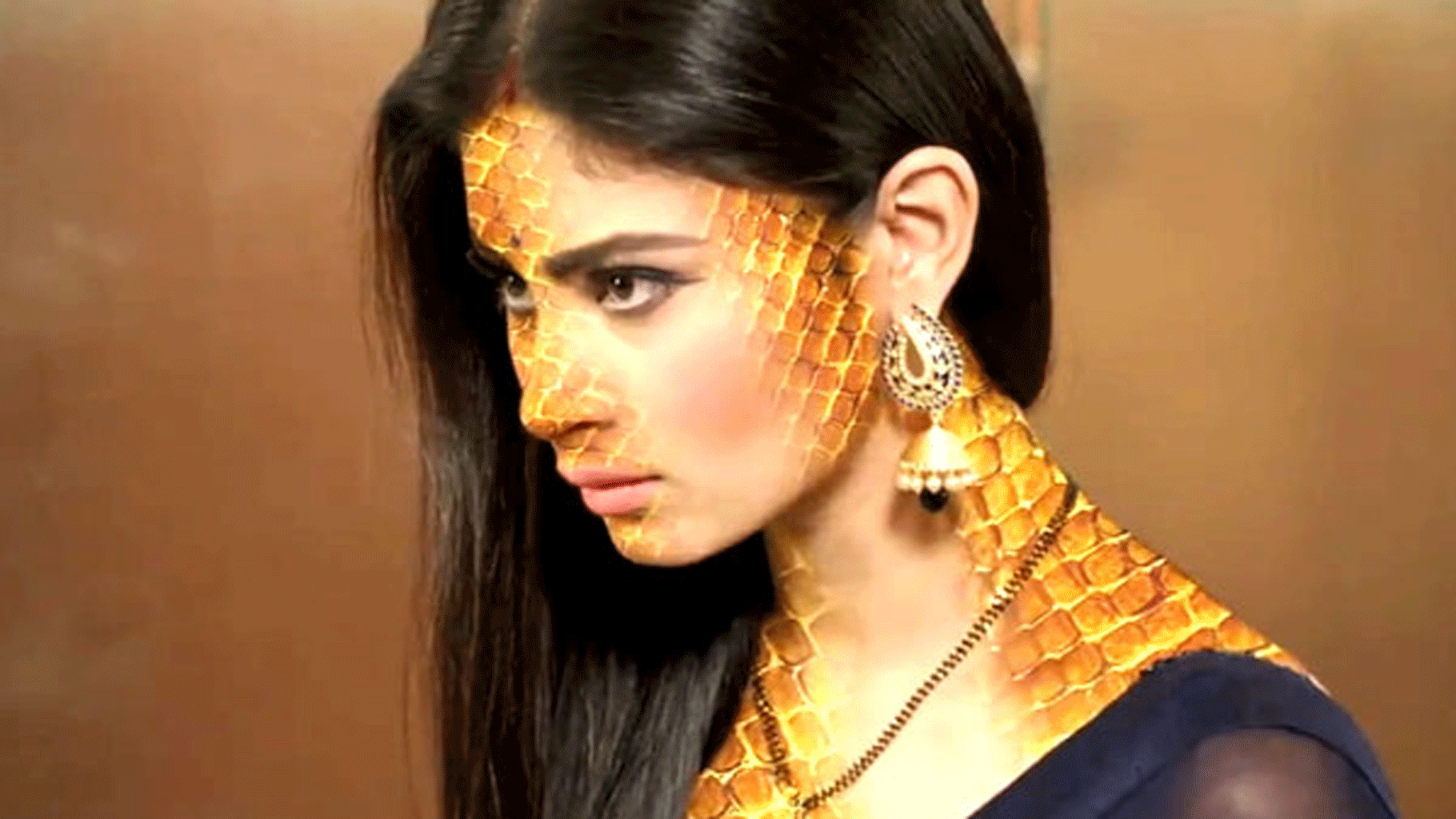 Mouni Roy in a still from the popular TV soap&nbsp;<i>Naagin </i>(Photo Courtesy: Colors)