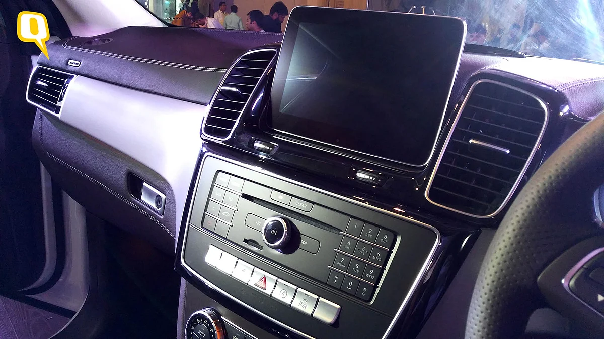 The infotainment features of the Mercedes-Benz GLS SUV. (Photo: <b>The Quint</b>)