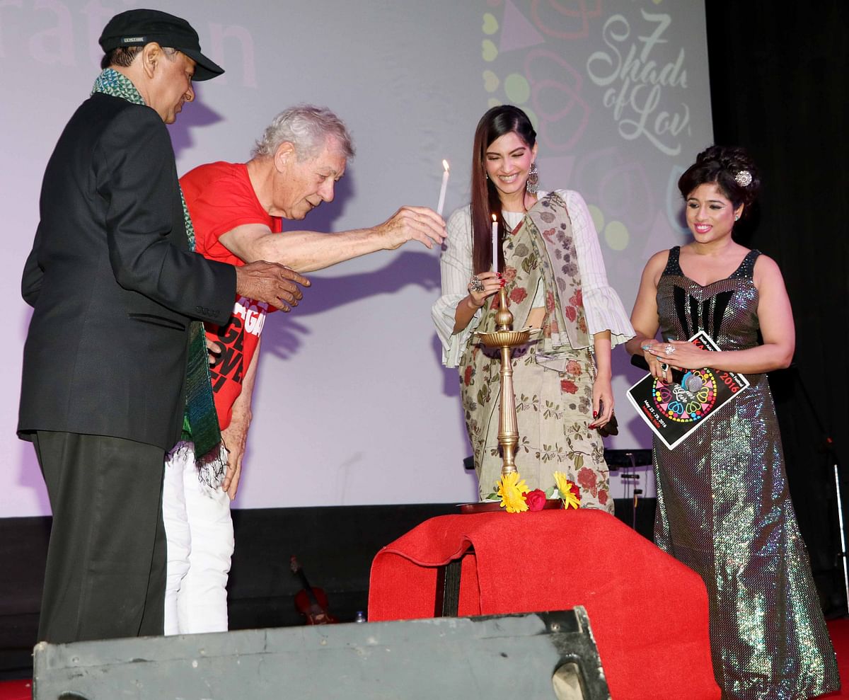 Sonam Kapoor and Ian McKellen proudly unveil the 7th edition of India’s only mainstream queer film festival, KASHISH