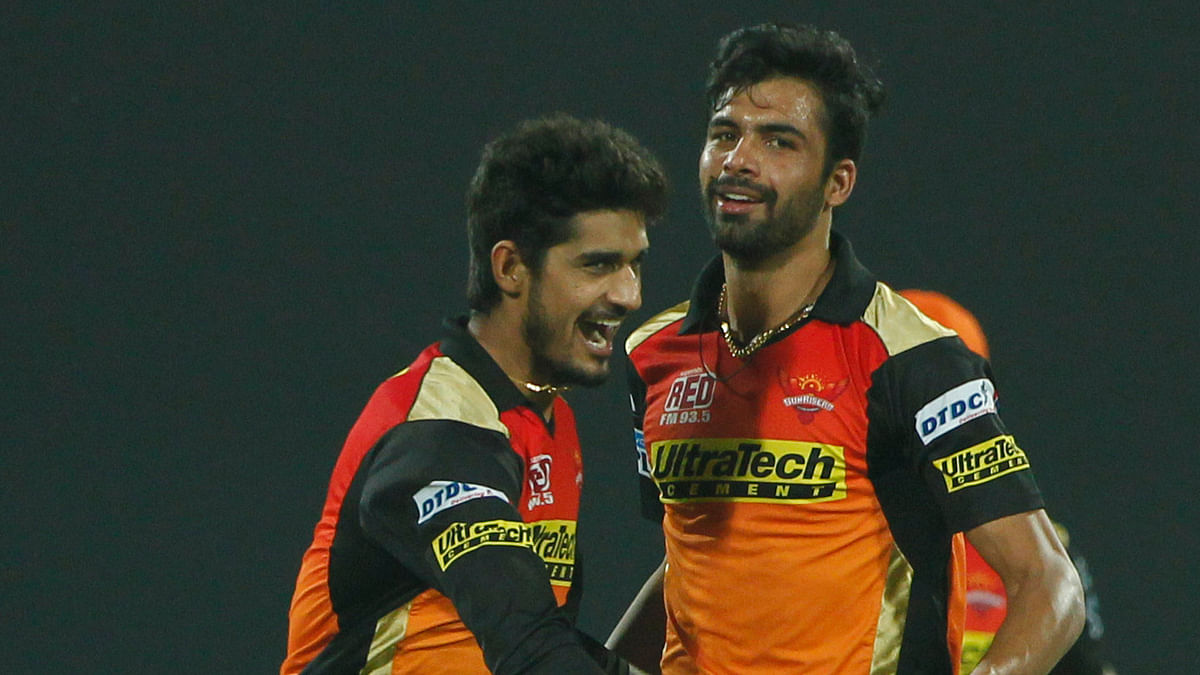 Sunrisers Hyderabad knocked out Kolkata Knight Riders after beating them in the IPL eliminator at New Delhi. 