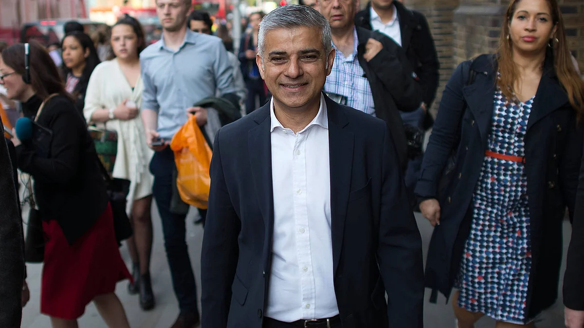 London Mayor Sadiq Khan. 