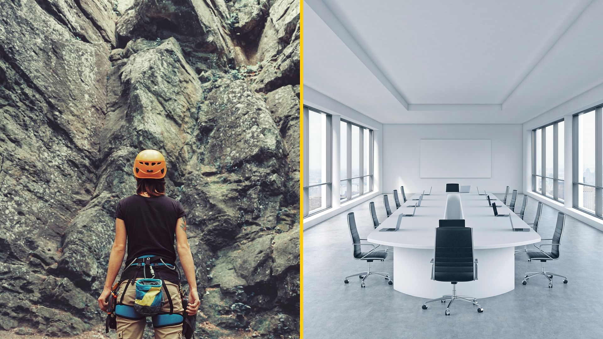 Rock climbing can teach you a thing or two about climbing the corporate ladder (Photo Courtesy: iStock)