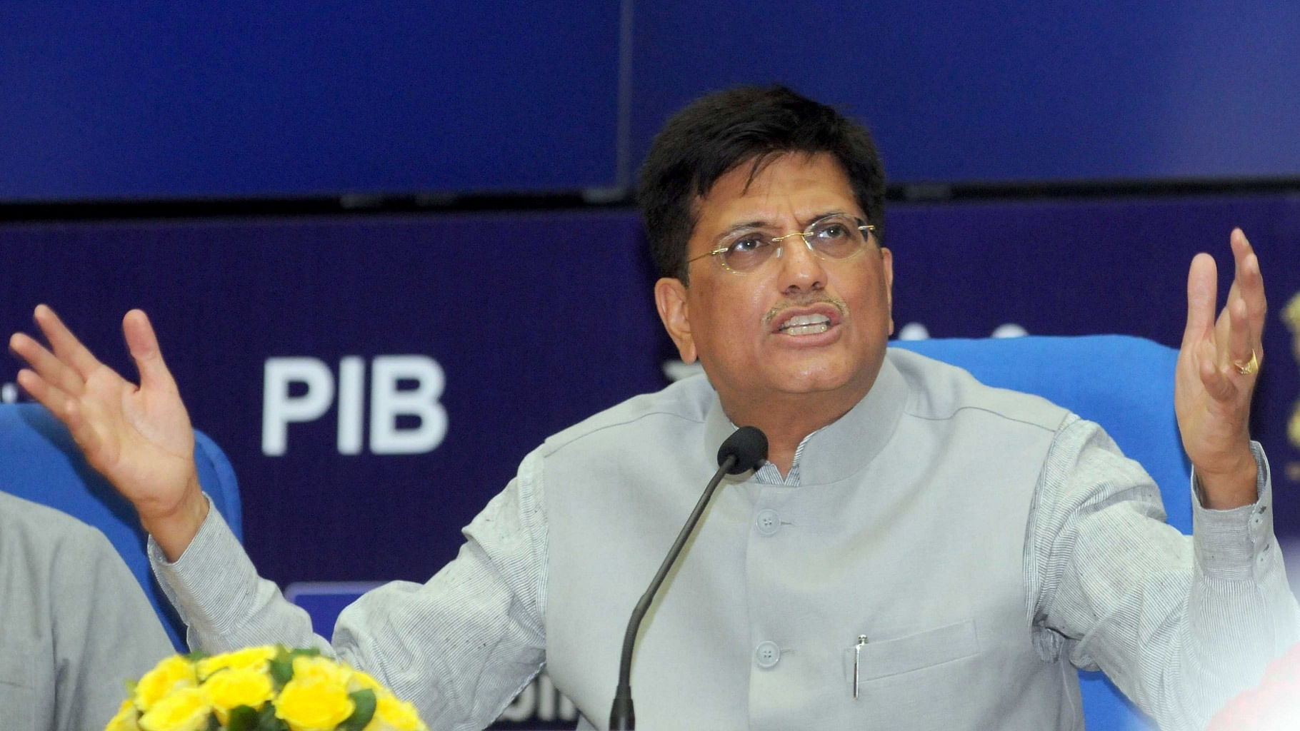  Piyush Goyal, Minister of State for Power, Coal, New and Renewable Energy, India. (Photo: IANS)