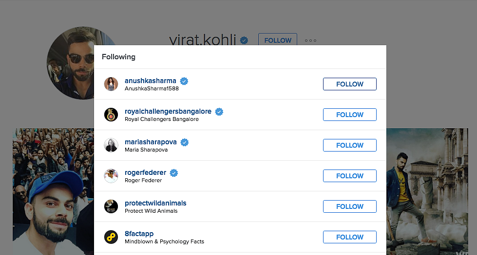 Virat Kohli Follows Anushka Sharma Back on Twitter and Instagram