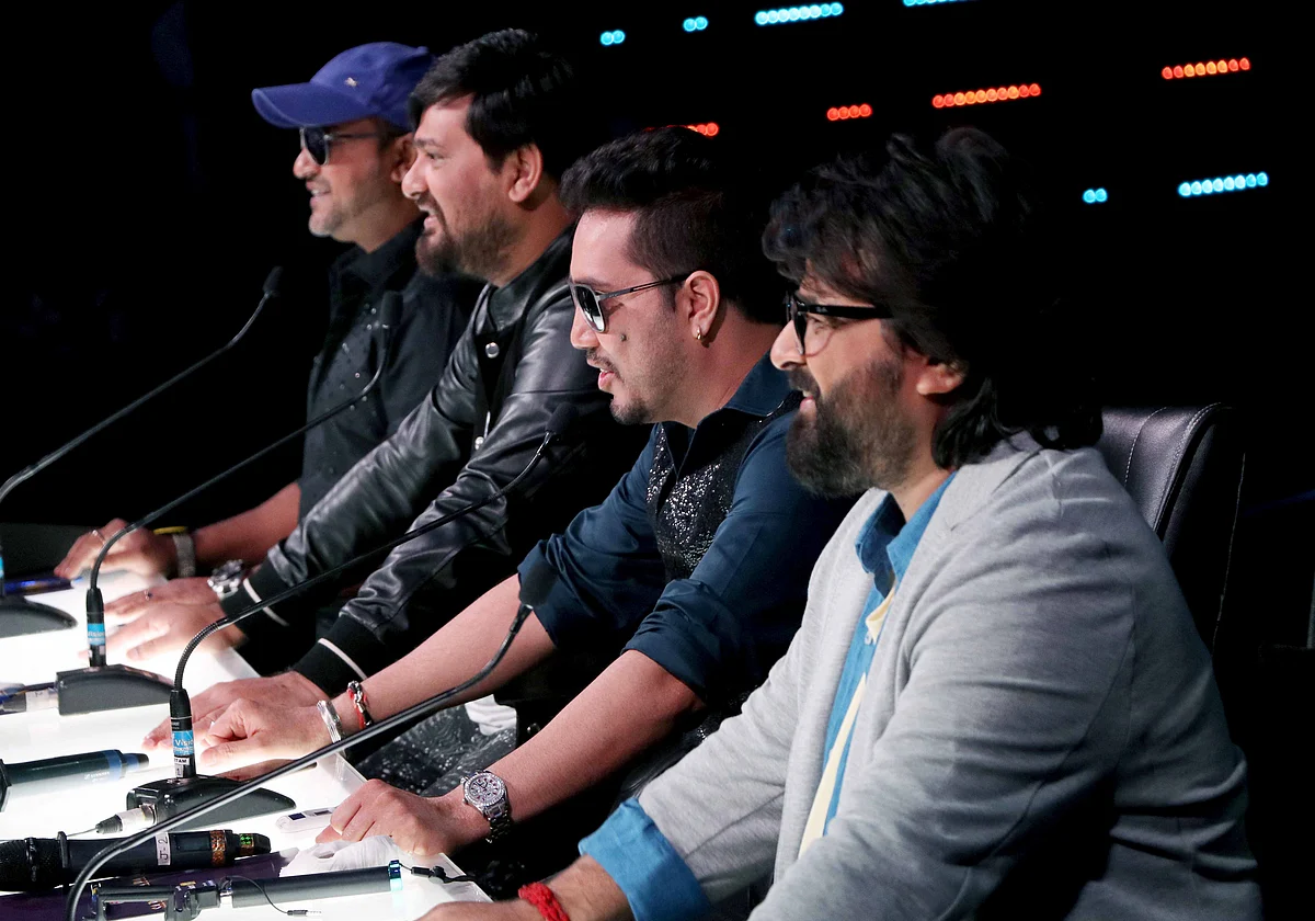 Judges Mika and Pritam doing what they do best (Photo: Yogen Shah)