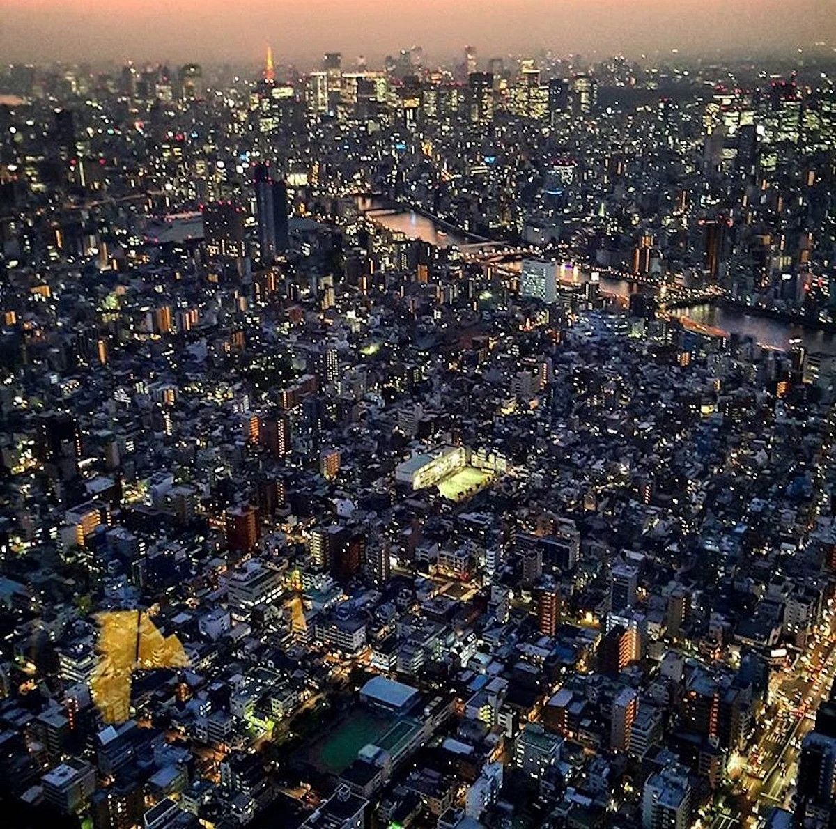 Tokyo skyline from the Skytree. (Photo Courtesy: Ashwin Rajagopalan)