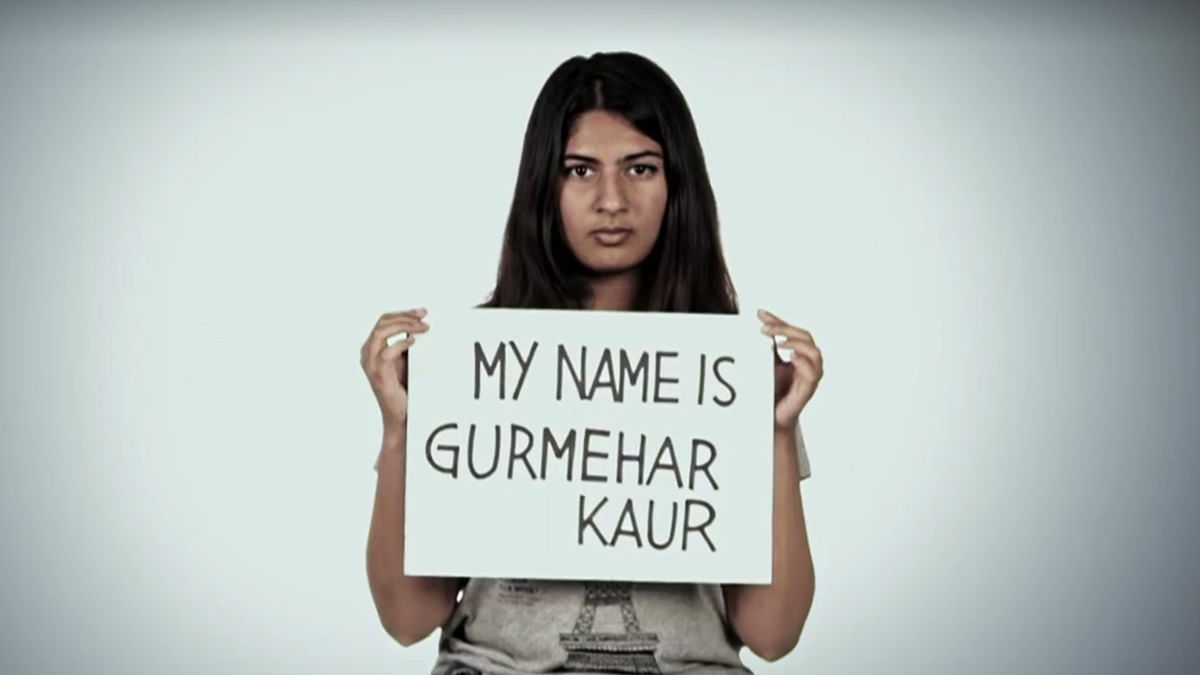 Watch: Director of Gurmehar’s Anti-War Video Replies to Her Trolls
