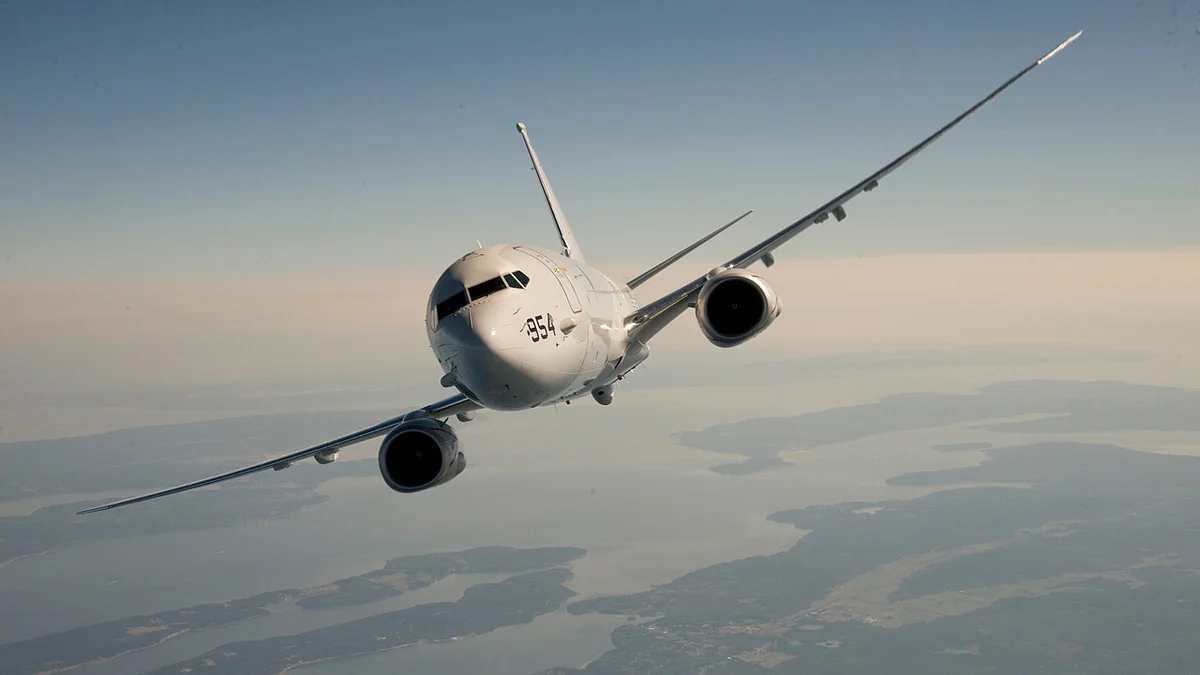 A P-8 aircraft. (Photo Courtesy: Boeing <a href="http://www.boeing.com/defense/maritime-surveillance/p-8-poseidon/#/gallery">website</a>)