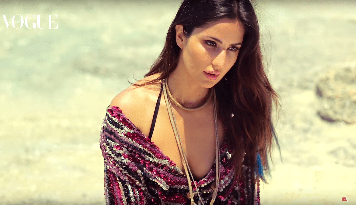 Only Katrina Kaif can look better than the pristine beach she’s at on the cover page of Vogue India’s June edition 