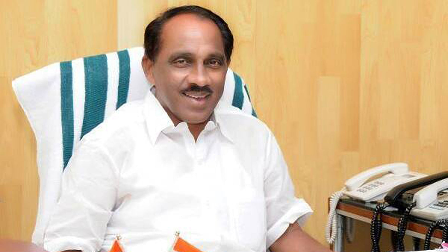 K Babu lost in the assembly elections. (Photo: TNM)