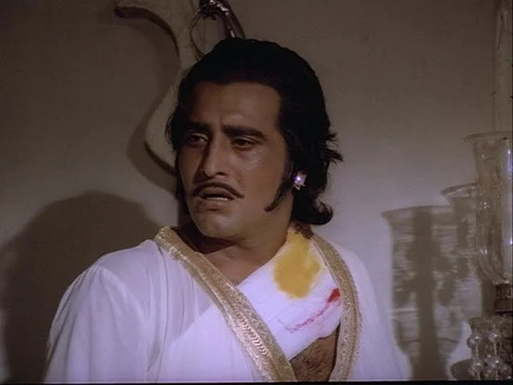 Vinod Khanna in a scene from Gulzar’s <i>Meera </i>(1979)