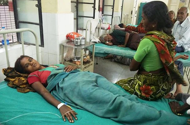 Anita in the hospital. (Photo Courtesy: <i>The News Minute</i>)