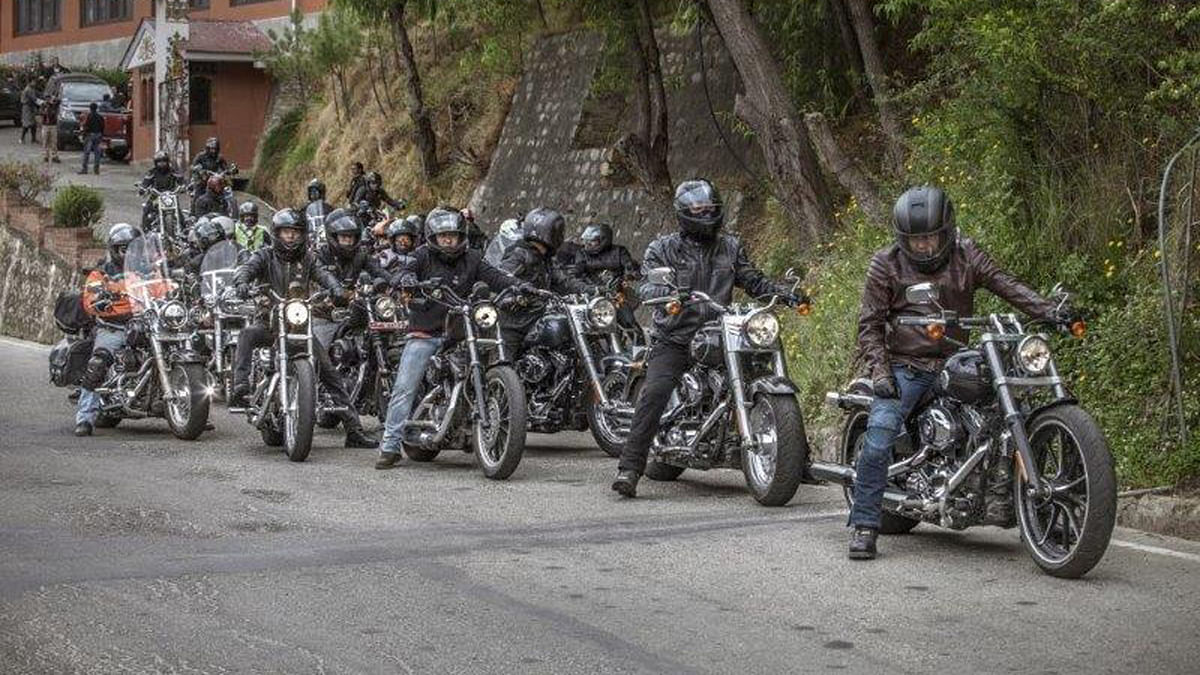 Harley owners went from Phuntsholing to Thimphu, Paro, Punakha and Tsirang through scenic locations.