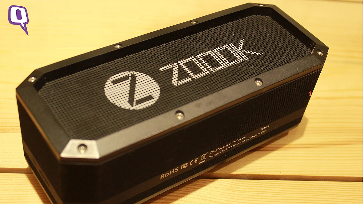 Zook Armour speaker is shockproof. (Photo: <b>The Quint</b>)