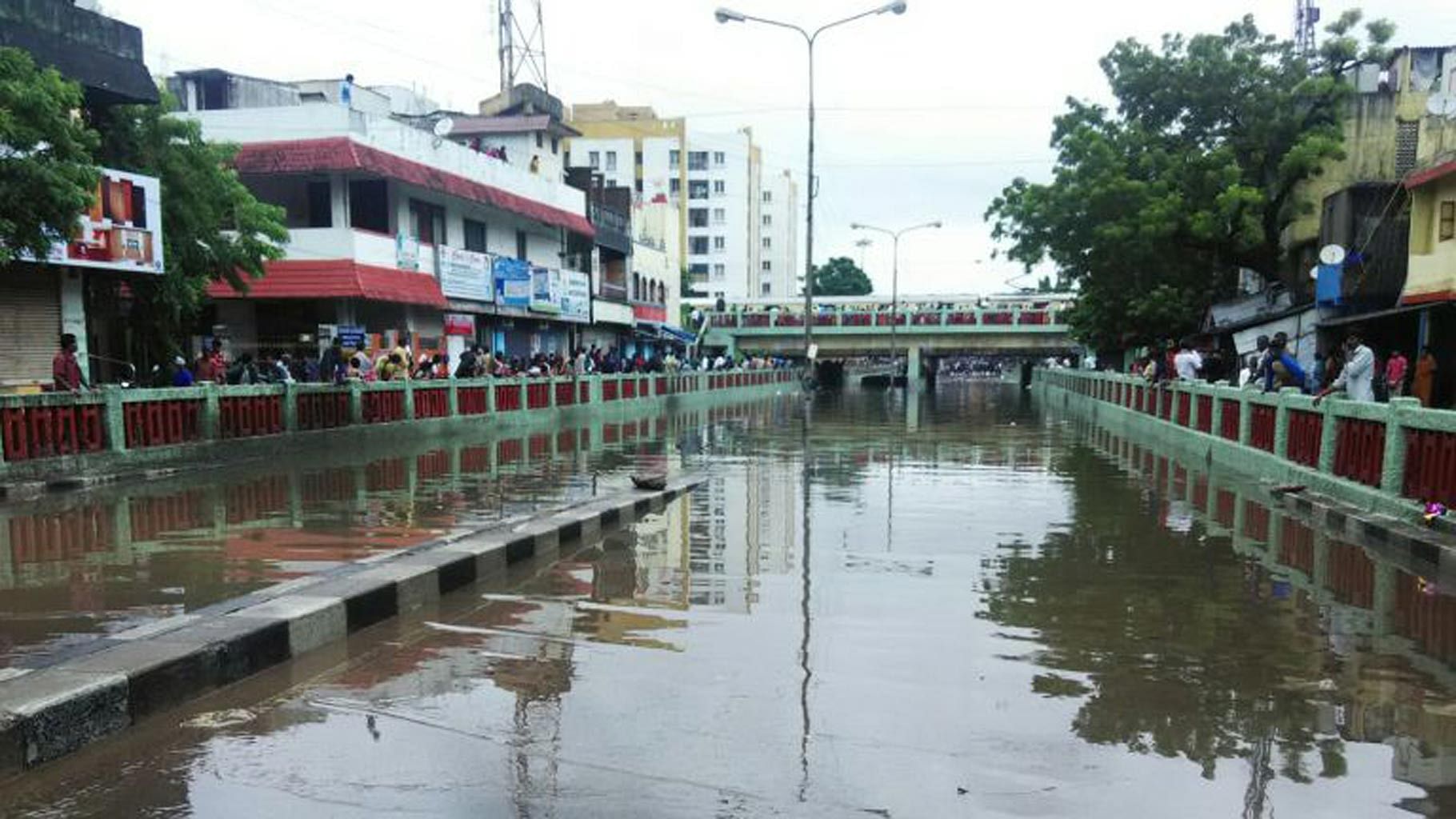Chennai received 27 cm of rainfall on Sunday alone. (Photo Courtesy: <i>The News Minute</i>)