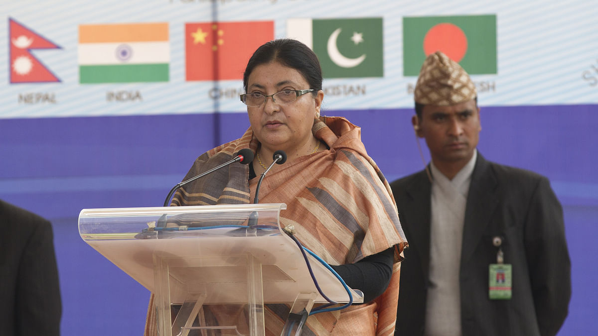 Nepal President Bidhya Devi Bhandari. (Photo: IANS)