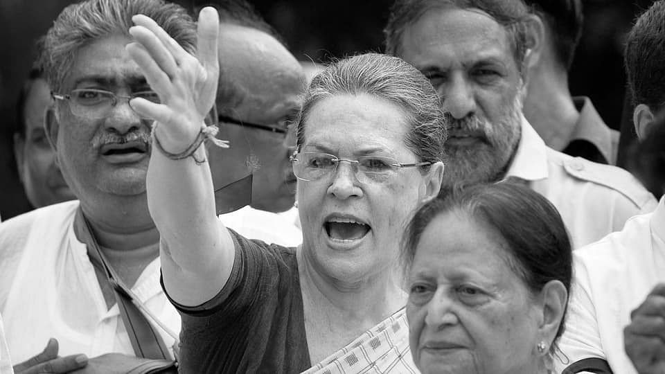 Sonia Gandhi lashed out at the Narendra Modi government for celebrating two years in office. ( Photo: PTI )  