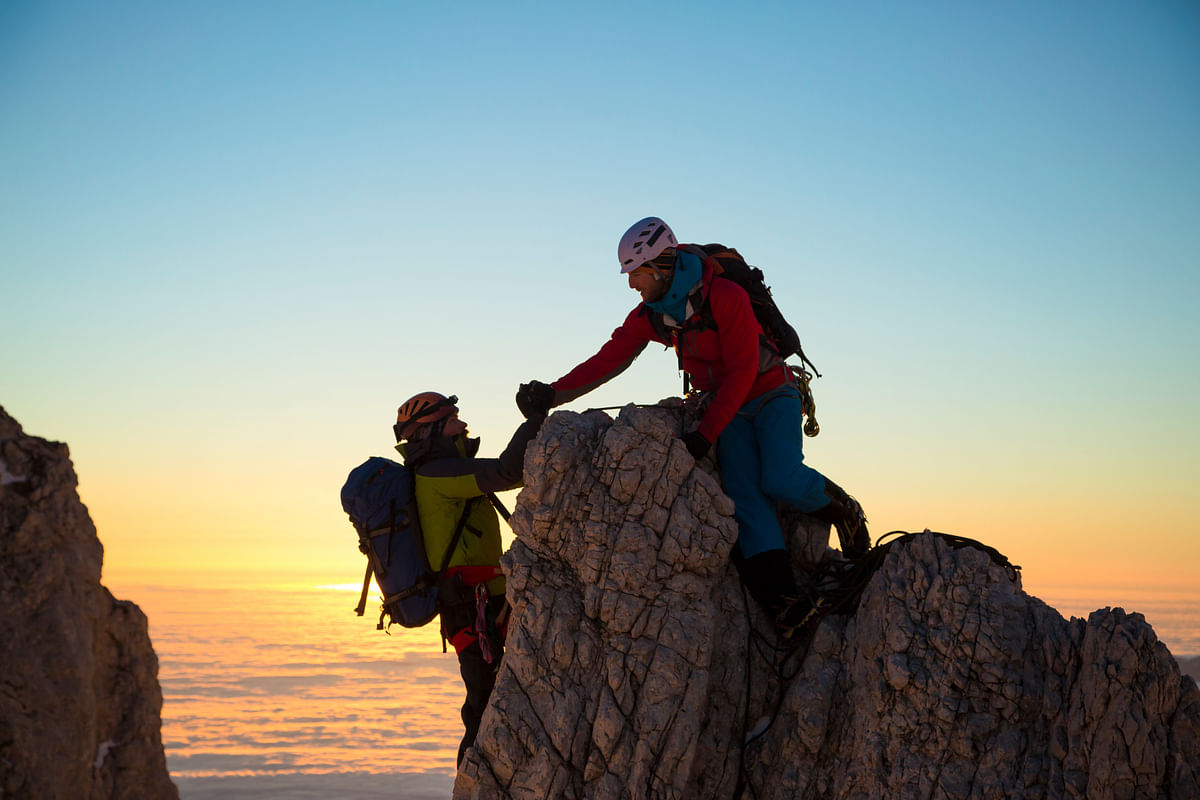Rock climbing can teach you a thing or two about climbing the corporate ladder