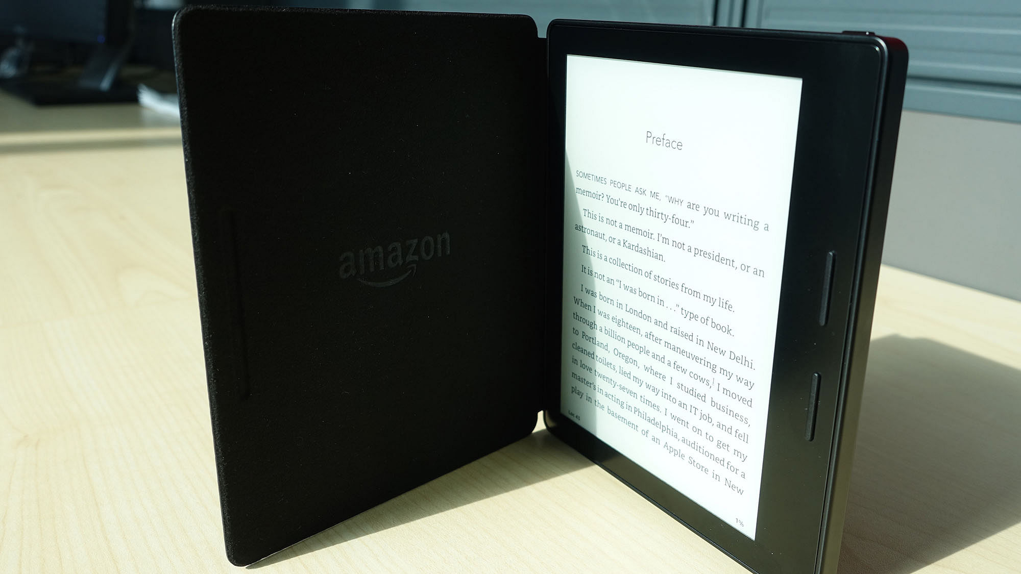 Amazon Kindle Oasis e-reader. (Photo: <b>The Quint</b>)