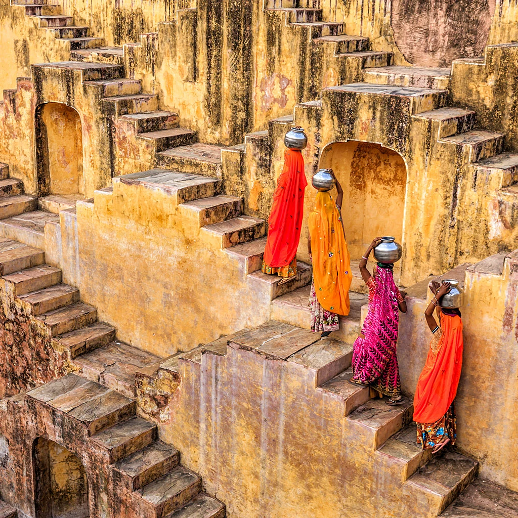 Step wells in Jaipur, Rajasthan. (Photo: iStockPhoto)