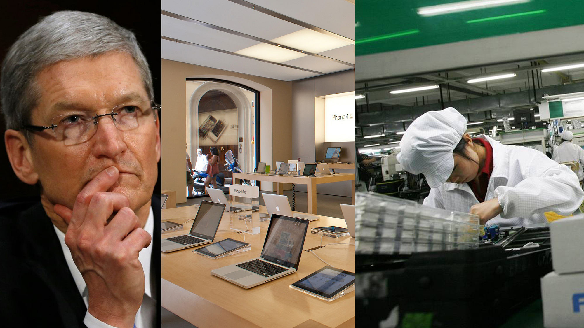 Tim Cook will be busy getting a lot of business done in India. (Photo: <b>The Quint</b>)