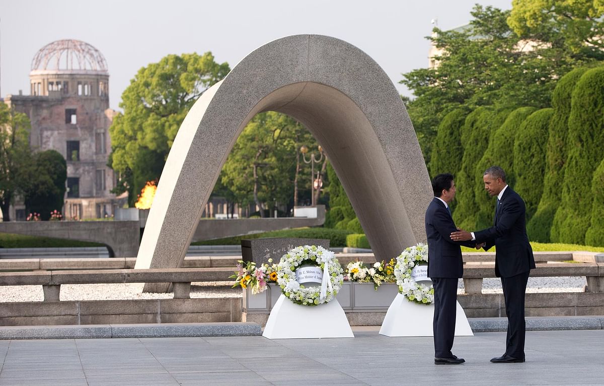 He said that the memory of Hiroshima allows us to change and fight complacency.