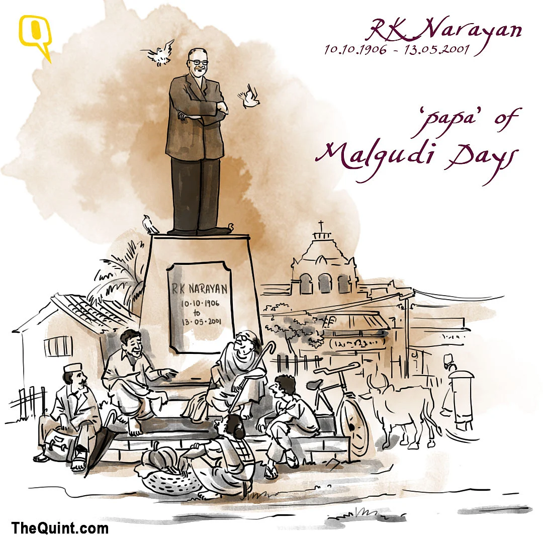 RK Narayan, the man who introduced the world to Indian writing in English.