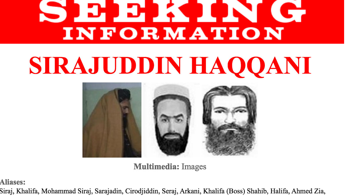 Sirajuddin Haqqani is on FBI’s Most Wanted List. (Photo: FBI)