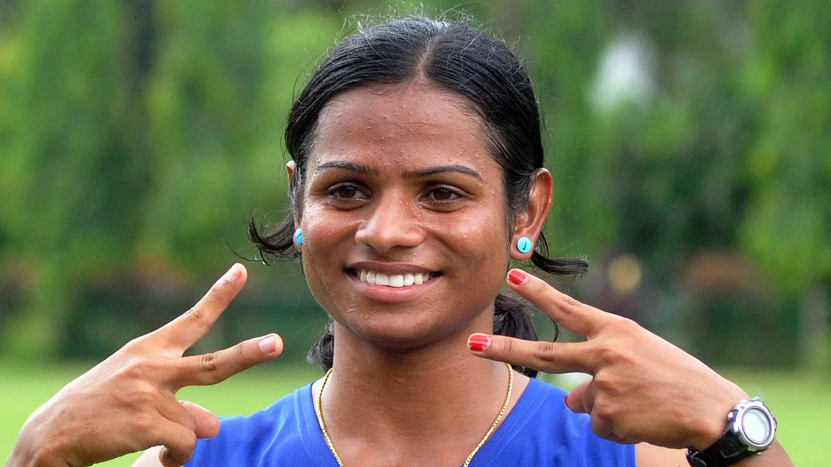 Dutee Chand created a new national record in the recently concluded Federation Cup in Delhi (Photo: IANS)