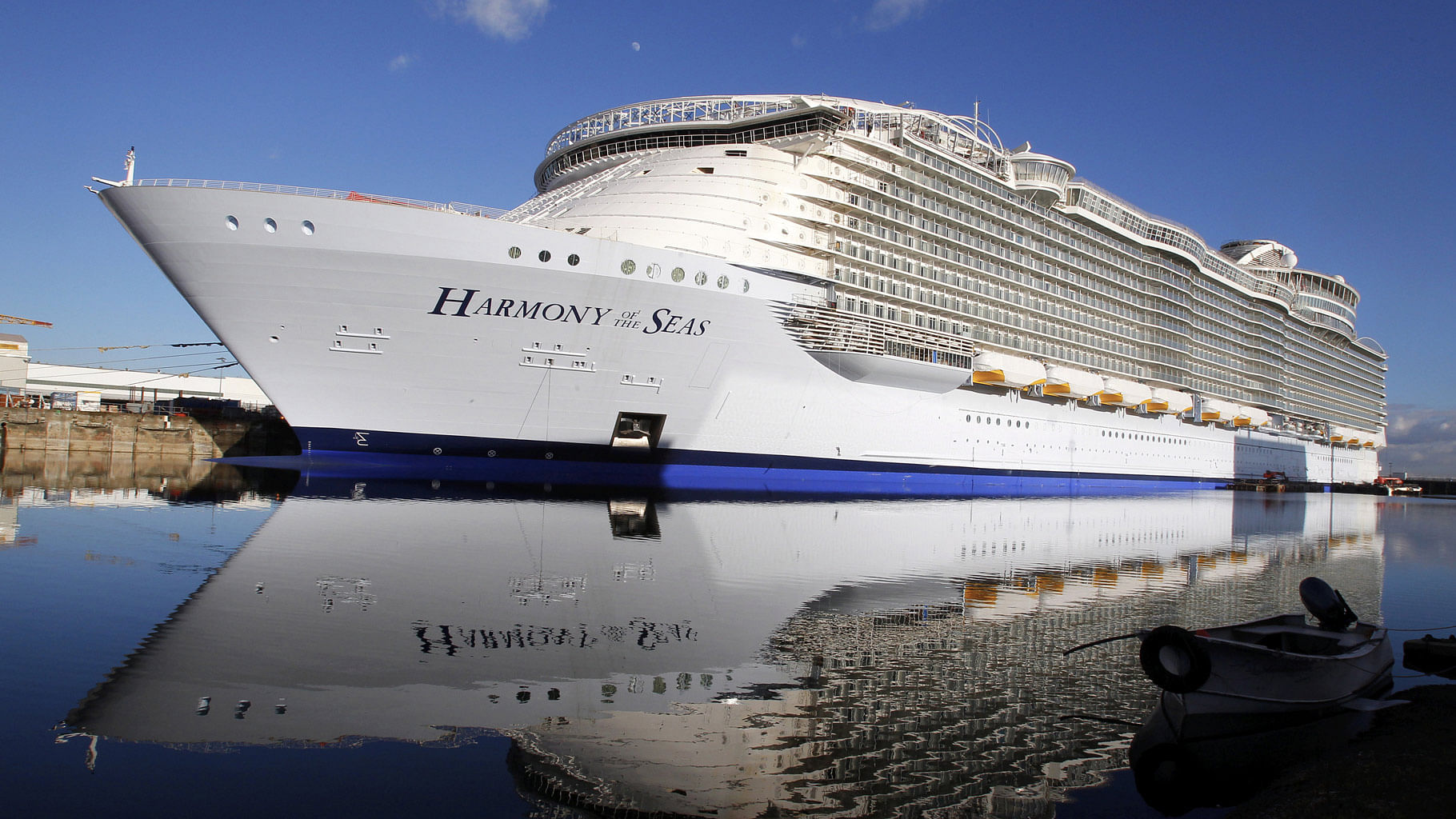 In Pics: World’s Largest Cruise Ship Sets Sail