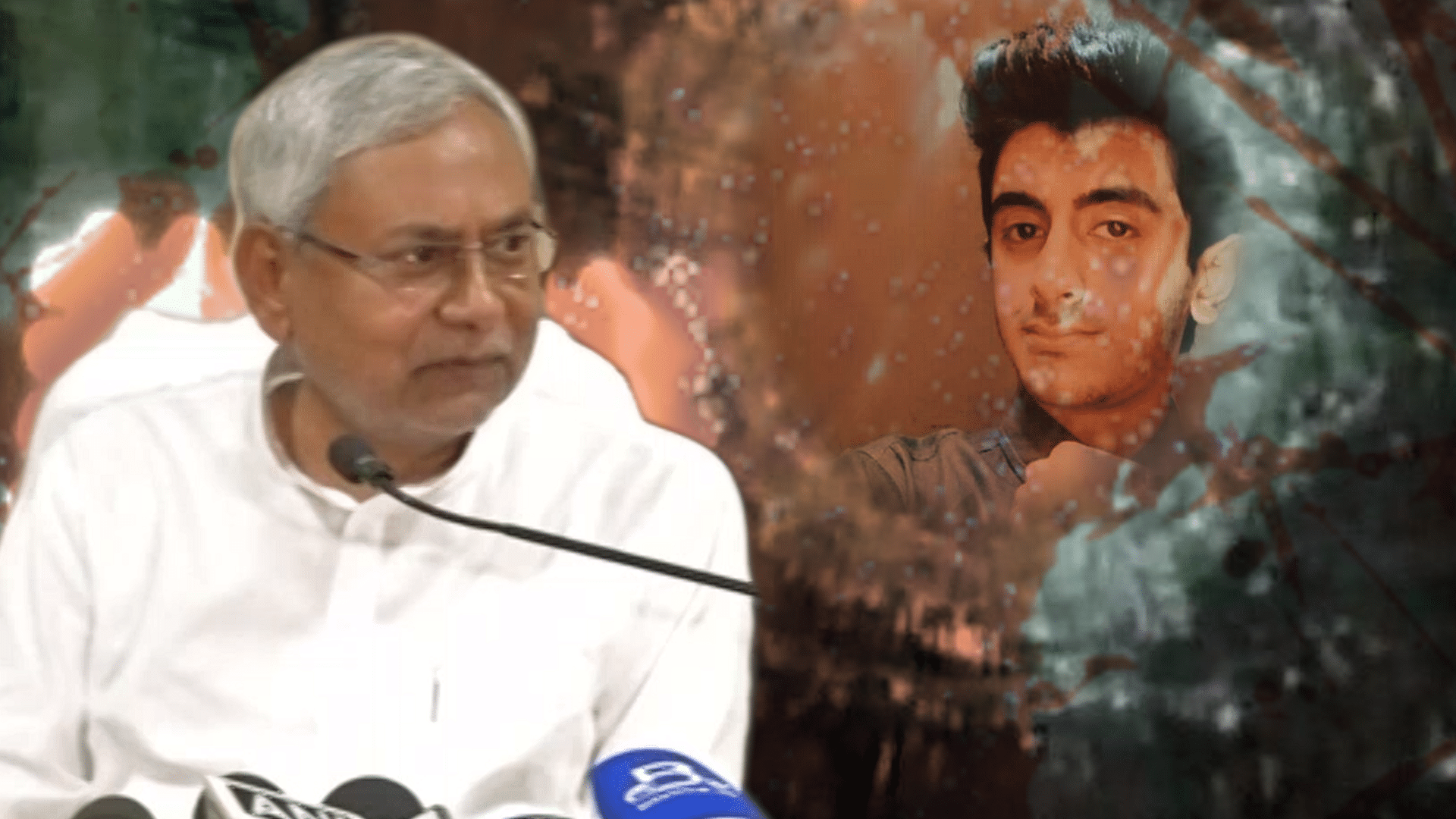 Bihar Chief Minister Nitish Kumar (left) has assured swift and strict action in the road rage murder case of 20-year-old Aditya Sachdeva. (Photo: Altered by <b>The Quint</b>)