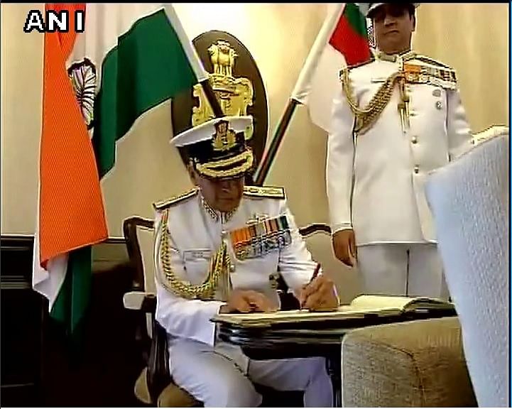 Lanba had been appointed as the Chief of Naval Staff on 6 May.