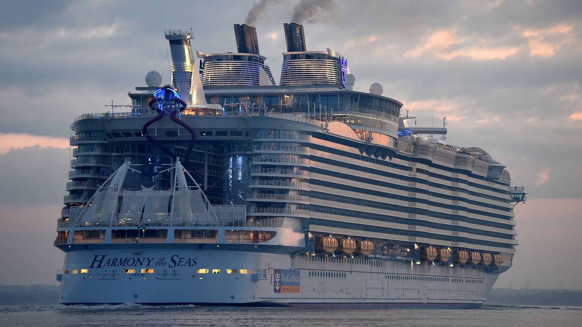 Britain’s luxury liner Harmony of the Seas to make its maiden voyage trip on 1 June. (Photo: AP)