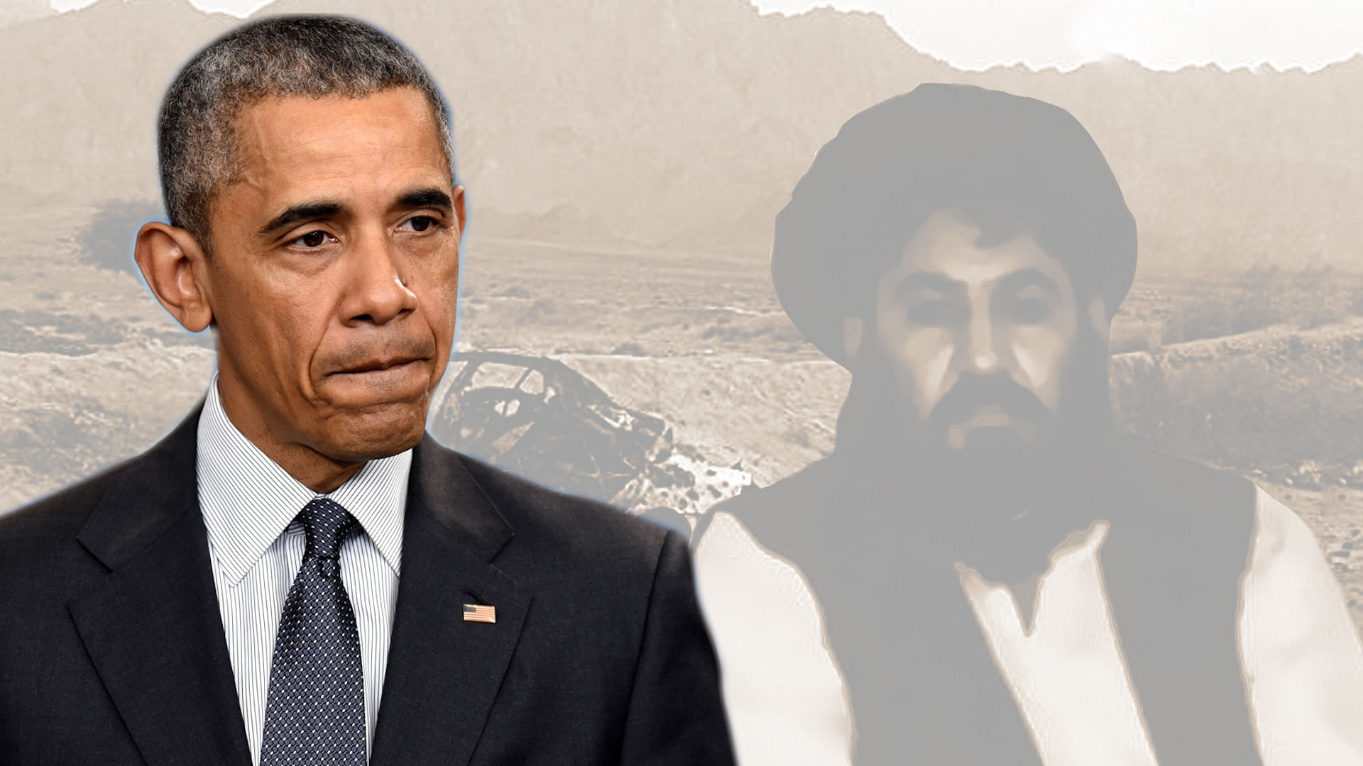 Mullah Mohammed Akhtar Mansoor was killed in a US drone strike authorised by US President Barack Obama. (Photo: <b>The Quint</b>)