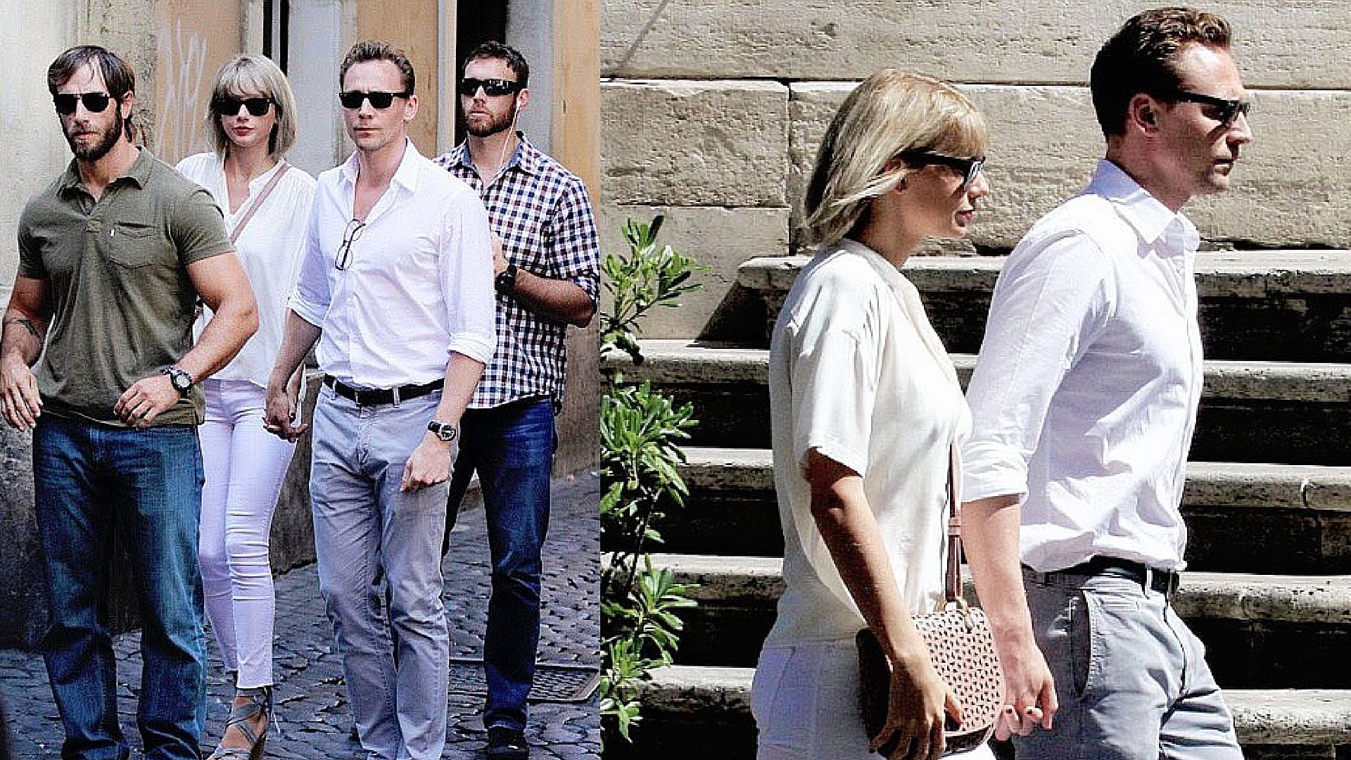 Taylor and Loki in Rome. (Photo Courtesy: <a href="https://twitter.com/TSwiftPR/status/747797904623026176">Twitter/@TSwiftPR</a>)