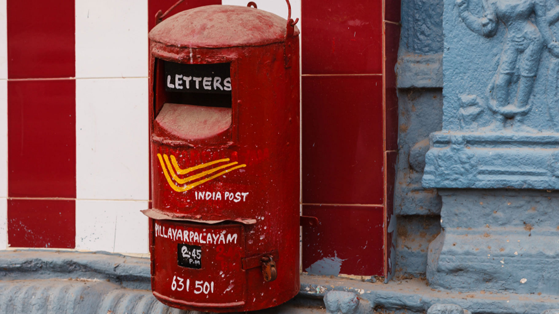 An India post letter box. Image used for representational purposes.