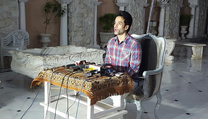Tusshar Kapoor at the press conference (Photo: Twitter)