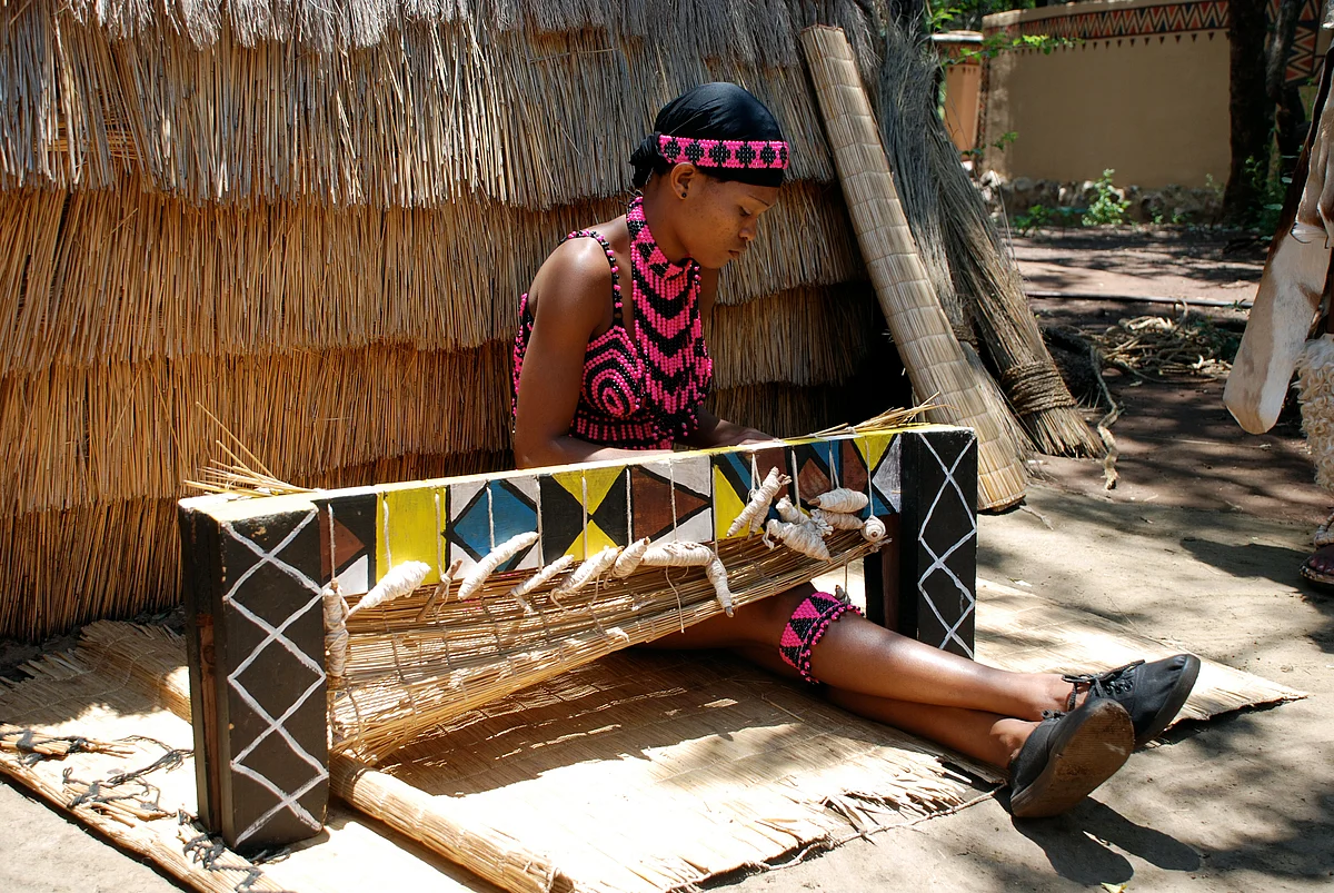 A Zulu woman weaves a traditional straw carpet. Image used for representation. (Photo: iStockphoto)