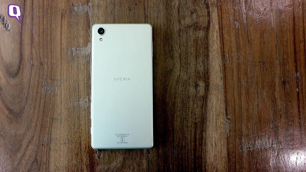 The brushed aluminium look of the Xperia X. (Photo: <b>The Quint</b>)