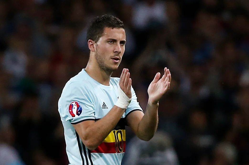 Belgium’s Eden Hazard after the game against Hungary. (Photo: Reuters) 