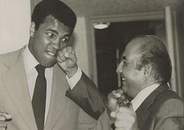 Pictures to take you through Ali’s brush with Indian legends.