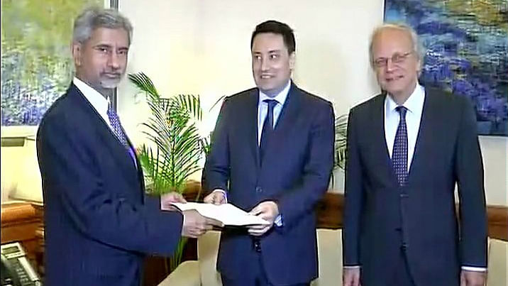 

Foreign Secretary S Jaishankar receives MTCR membership papers. (Photo: ANI)